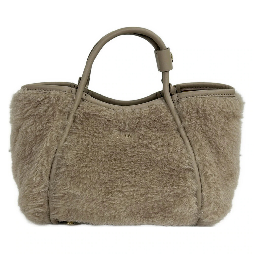 Max Mara Teddy Bear Gray Beige Alpaca #330000M60B